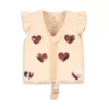 Konges Sløjd Kinder-Schwimmweste „Herzen / Ecru“