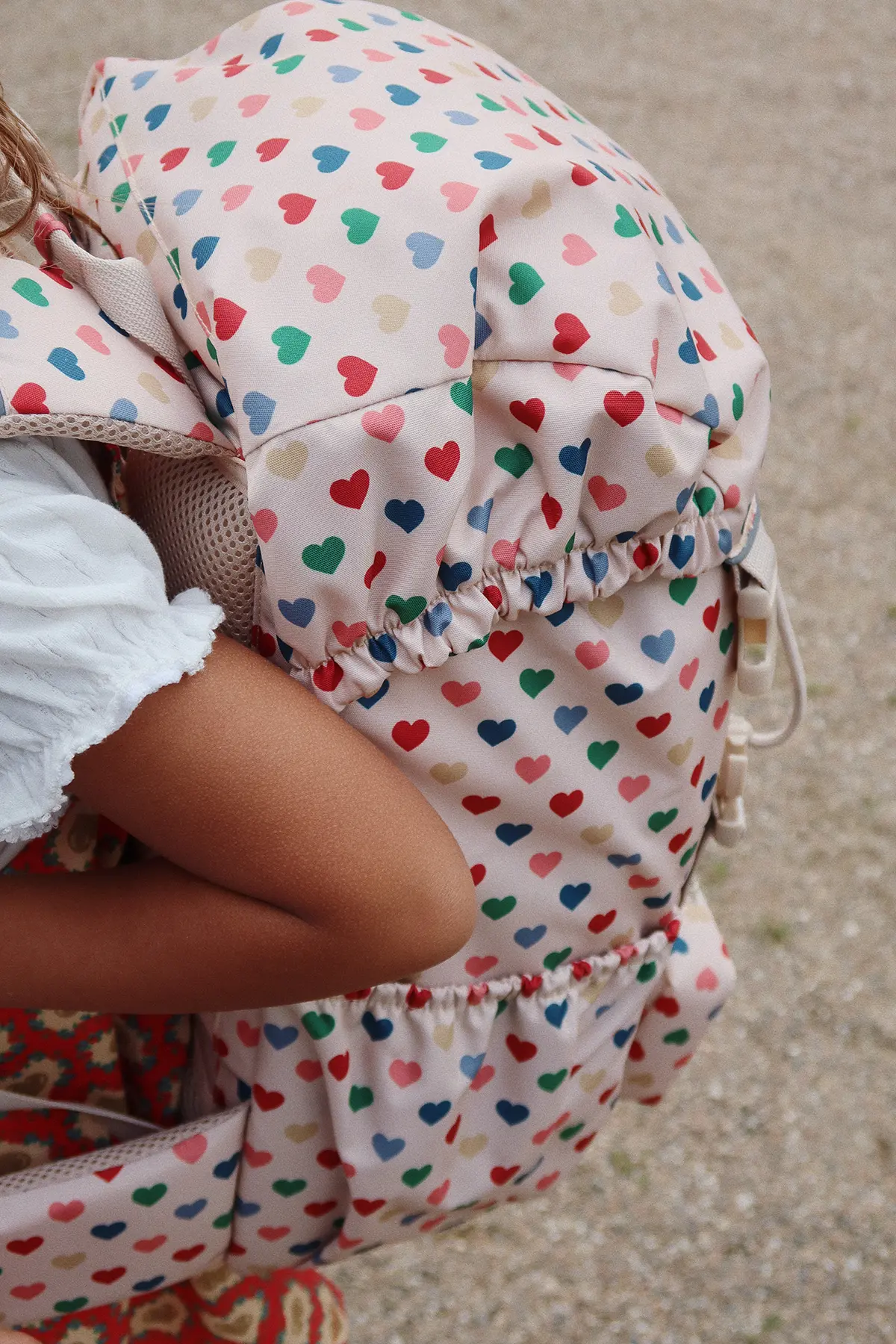 Konges Sløjd Schulrucksack Clover „Coeur Colorè Frappe“