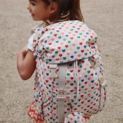Konges Sløjd Schulrucksack Clover „Coeur Colorè Frappe“