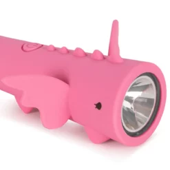 Konges Sløjd Spielzeug-Taschenlampe „Drache / Pink“, aufladbar