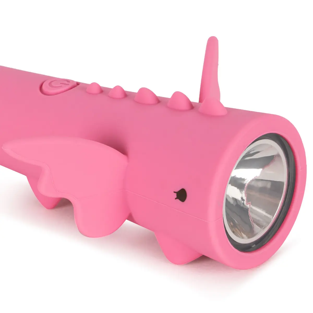 Konges Sløjd Spielzeug-Taschenlampe „Drache / Pink“, aufladbar
