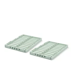 Liewood Aufbewahrungsbox Weston „LIght Peppermint“, Größe M, 2er-Set, 36x25x14cm