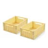 Liewood Aufbewahrungsbox Weston „Lemonade“, Größe M, 2er-Set, 36x25x14cm
