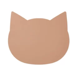 Liewood Aura Silikon-Tischset „Cat / Dark rose“