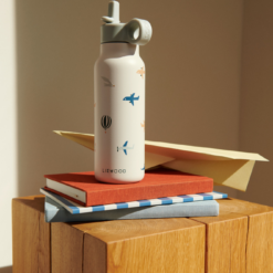 Liewood Falk Edelstahl Trinkflasche „Aviator / Ecru