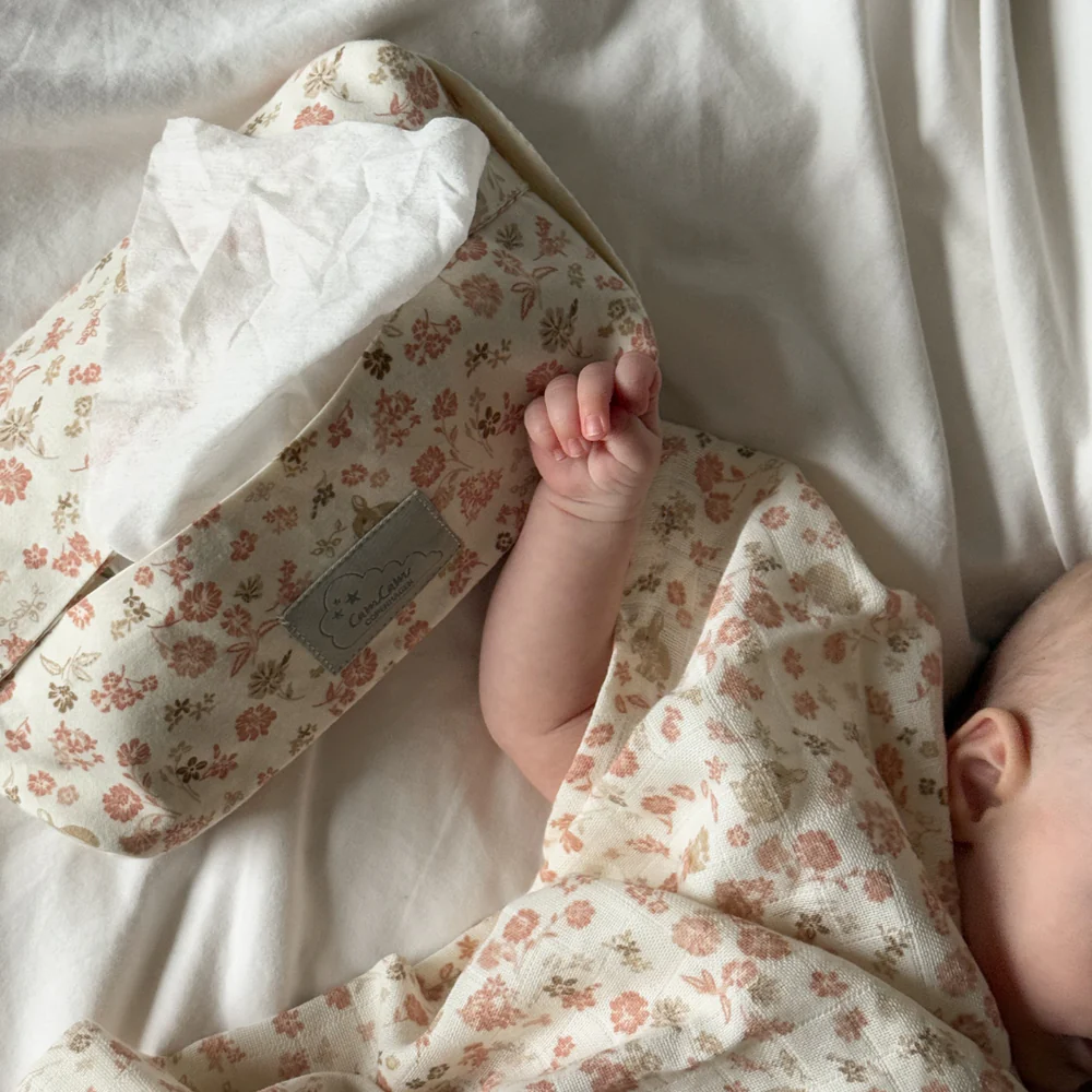 Cam Cam Bezug für Feuchttücher „Augusta“, 22x16,5cm, GOTS