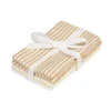 Cam Cam Musselin Waschlappen „Oatfield“, 4er-Set, 30x30cm, GOTS