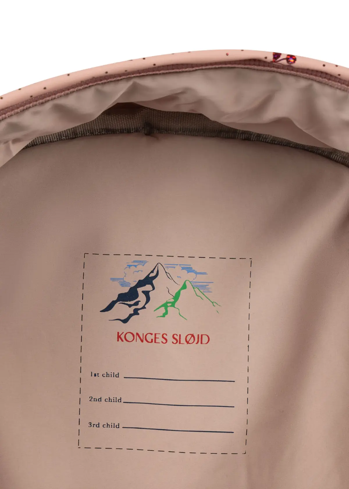 Konges Sløjd Kinder-Regenrucksack „Fairy Cherry“