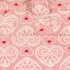 Konges Sløjd Puppen Wickeltasche „Lacy Pink“