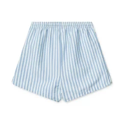 Liewood Aiden Kinder-Badeshorts „Riverside / Creme de la creme“, Seersucker