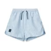 Liewood Aiden Kinder-Badeshorts „Riverside / Creme de la creme“, Seersucker