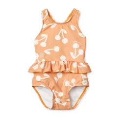 Liewood Amina Baby-Badeanzug „Cherry blossom / Light apricot“