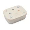 Liewood Arthur Lunchbox „Aviator / Ecru“, Edelstahl mit Silikon-Deckel
