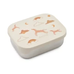 Liewood Arthur Lunchbox „Dream / Ecru“, Edelstahl mit Silikon-Deckel