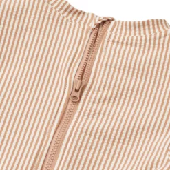 Liewood Baby Badeanzug Sille „Pale tuscany / Creme de la creme“, Seersucker