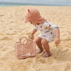 Liewood Baby Schwimm-Jumpsuit Thor „Safari sandy mix“