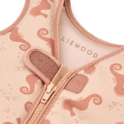 Liewood Dove Kinder-Schwimmweste „Seahorse / Apple blossom“