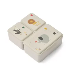 Liewood Lunchbox Driss „Circus / Sandy“, 19x15x7cm