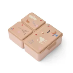 Liewood Lunchbox Driss „Paris / Pale tuscany“, 19x15x7cm