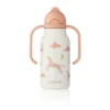 Liewood Edelstahl Trinkflasche Kimmie „Dream / Ecru“ mit Griffen