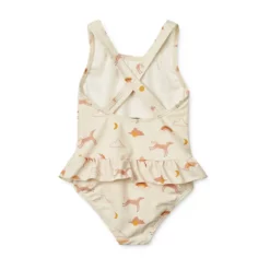 Liewood Kinder-Badeanzug Amara „Dream / Ecru“, LFS 40+