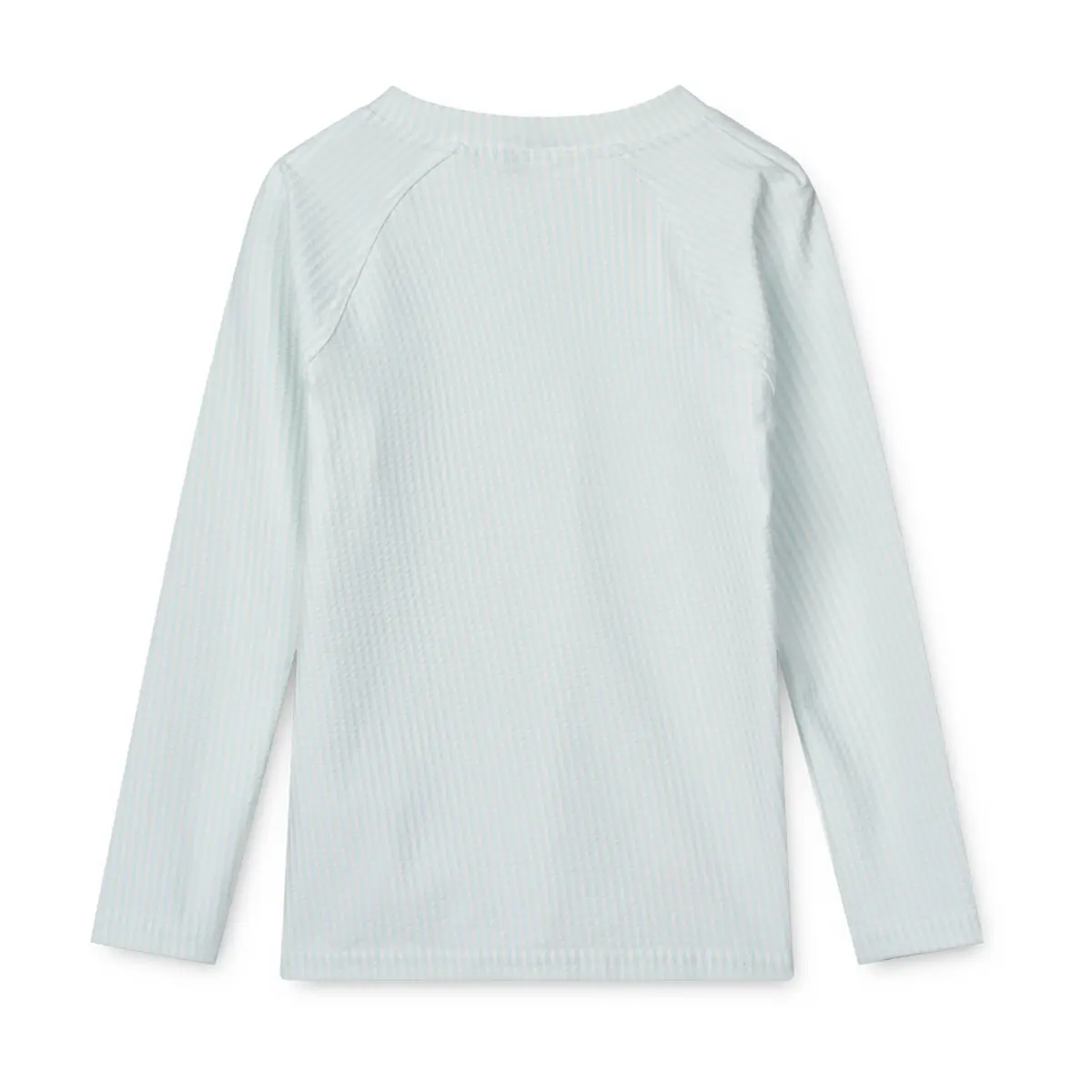 Liewood Noah Schwimm-T-Shirt „Pure sky / Creme de la creme“, Seersucker