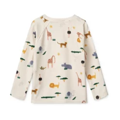 Liewood Noah Schwimm-T-Shirt „Safari sandy mix“