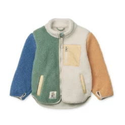Liewood Nolan Sherpa Jacke für Kinder „Peppermint multi mix“