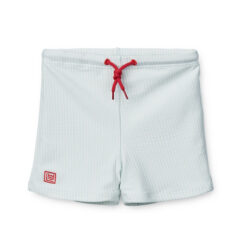 Liewood Otto Kinder-Badehose „Pure sky / Creme de la creme“, Seersucker