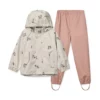 Liewood Softshell Regenbekleidungs-Set Pedia „Peach / Sea shell“