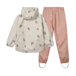 Liewood Softshell Regenbekleidungs-Set Pedia „Peach / Sea shell“