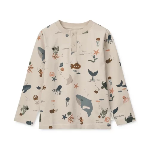 Liewood Pyjama-Set Wilhelm „Sea creature / Sandy“
