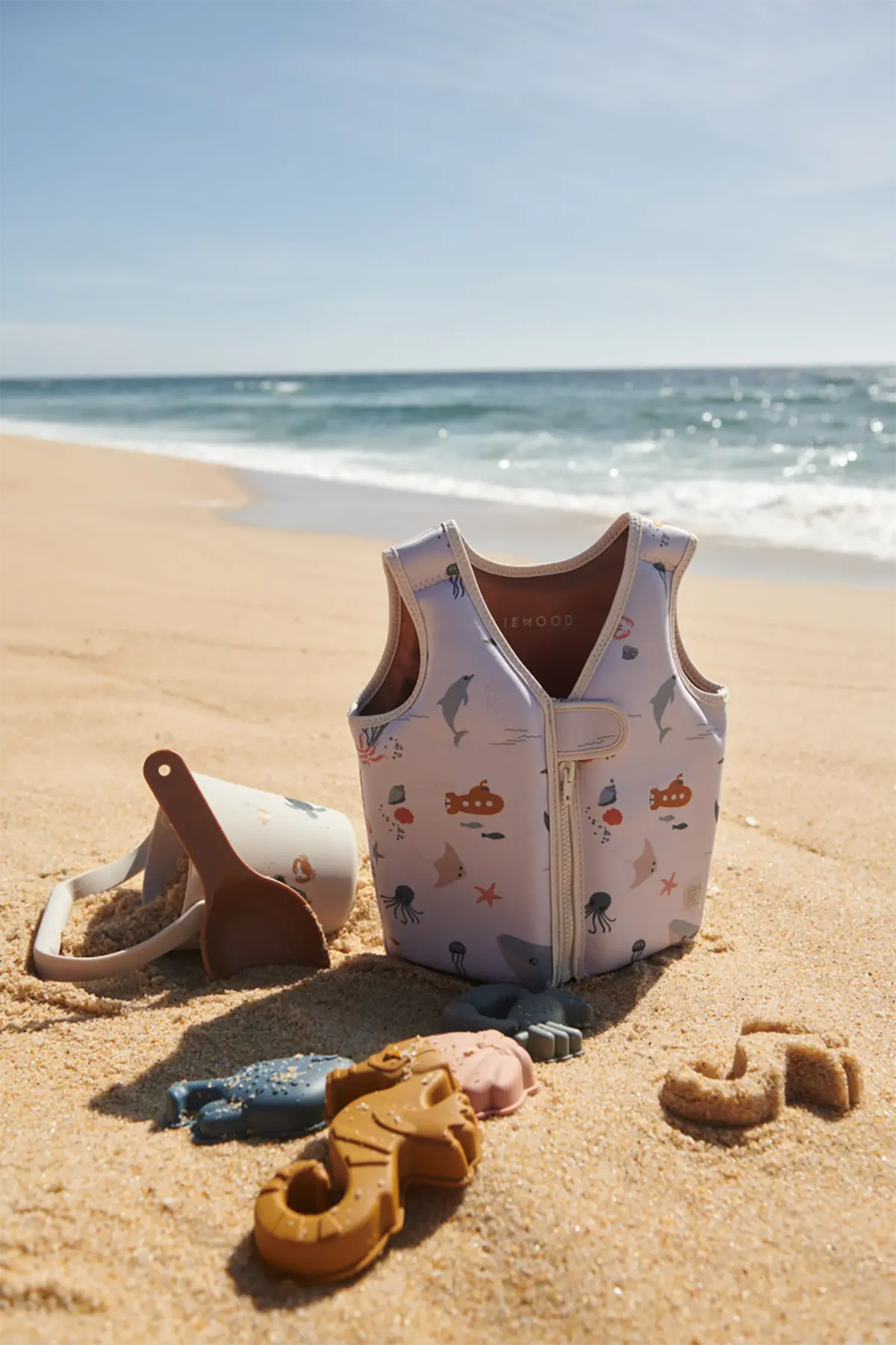 Liewood Strandset Gilma „Sea creature / Sandy“ 6-teilig