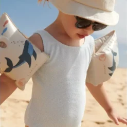 Liewood Kinder-Badeanzug Bianco „Pure sky“