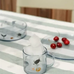 Liewood Tritan-Geschirr-Set Siva „Sea creature / Sandy“, 3er-Set, bruchsicher