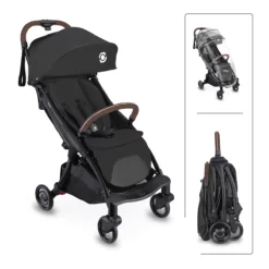 Globber Stroll Lite Buggy „schwarz“ – faltbarer Reisebuggy