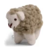Gry & Sif Filz-Lamm „Mini Sheep / Staubgrün“ 7x5cm