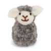 Gry & Sif Filz-Lamm „Sitting Sheep / Grey“ 5,5cm
