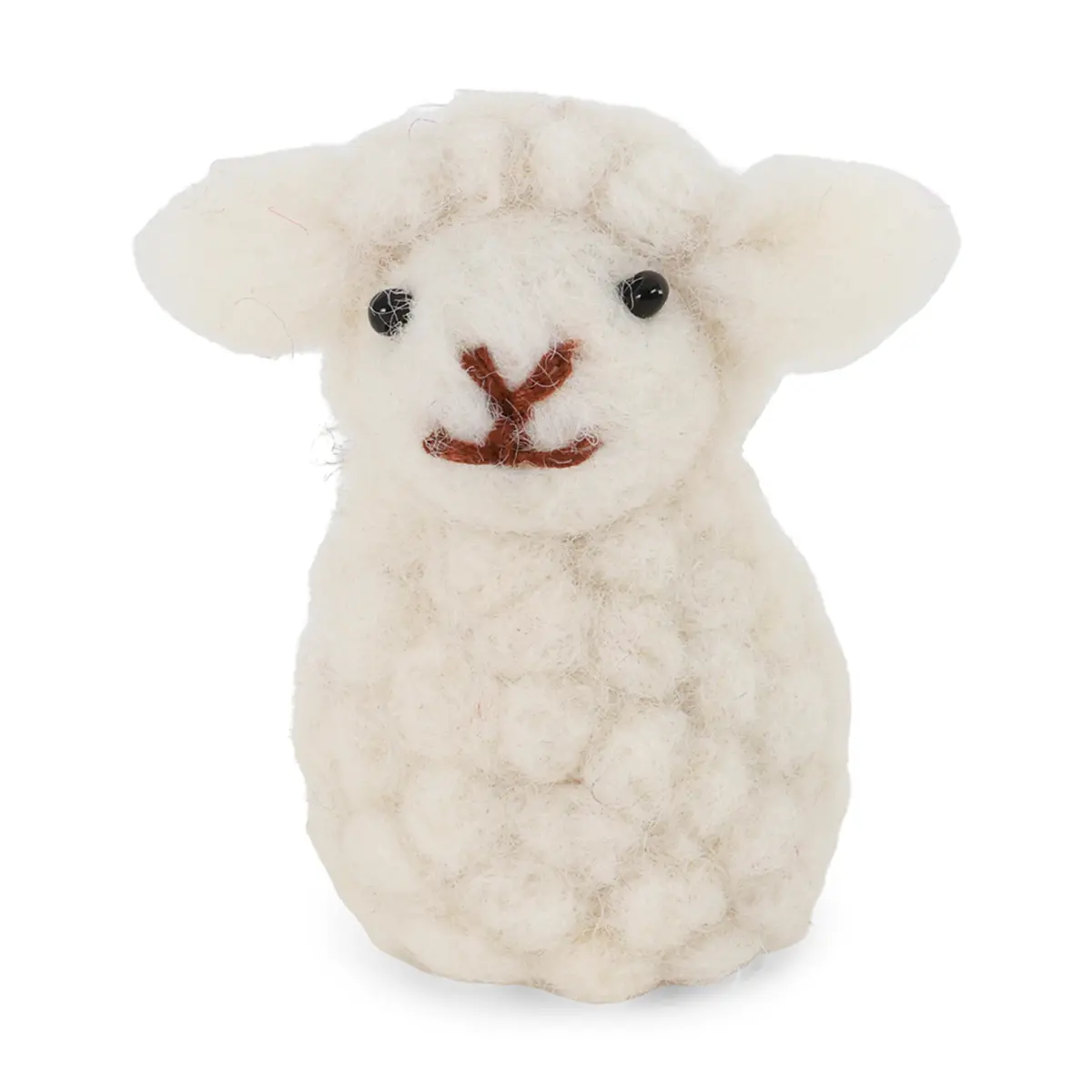 Gry & Sif Filz-Lamm „Sitting Sheep / Weiß“ 5,5cm