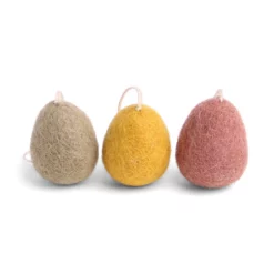 Gry & Sif Filz-Ostereier-Set „Burnt Colors“ H4cm