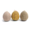 Gry & Sif Filz-Ostereier-Set „Clay Colors / Garland Embroidery“ H4cm