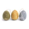 Gry & Sif Filz-Ostereier-Set „Marble“ H4cm