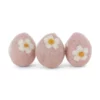 Gry & Sif Filz-Ostereier-Set „Rose Flowers“ H4cm