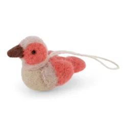 Gry & Sif Filz-Vogel „Kleiner Sperling / Coral-Beige“