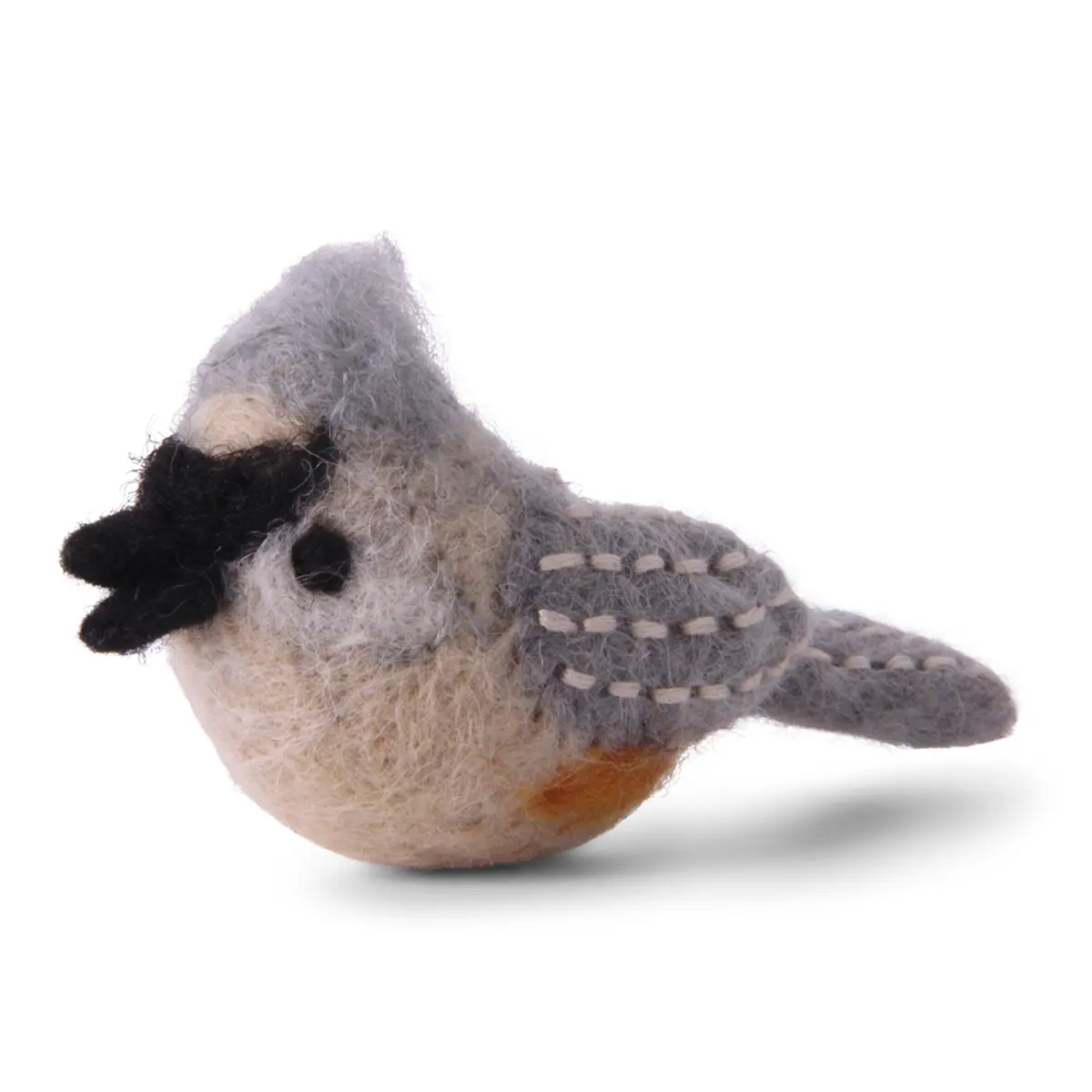 Gry & Sif Filz-Vogel „Tufted Titmouse“ 7cm