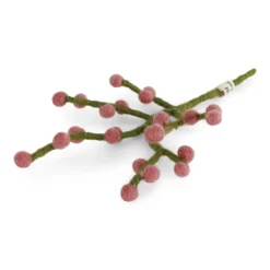 Gry & Sif Filzblumen Zweig „Rouge Berries“ H19cm