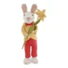 Gry & Sif Hasenfamilie „weißer Hase mit gelber Jacke und Narzisse“ H60cm