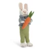 Gry & Sif Hasenfamilie „weißer mit Jacke, Hose und Karotte“ H27cm