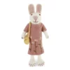 Gry & Sif Hasenfamilie „weißer mit Kleid und Handtasche“ H27cm