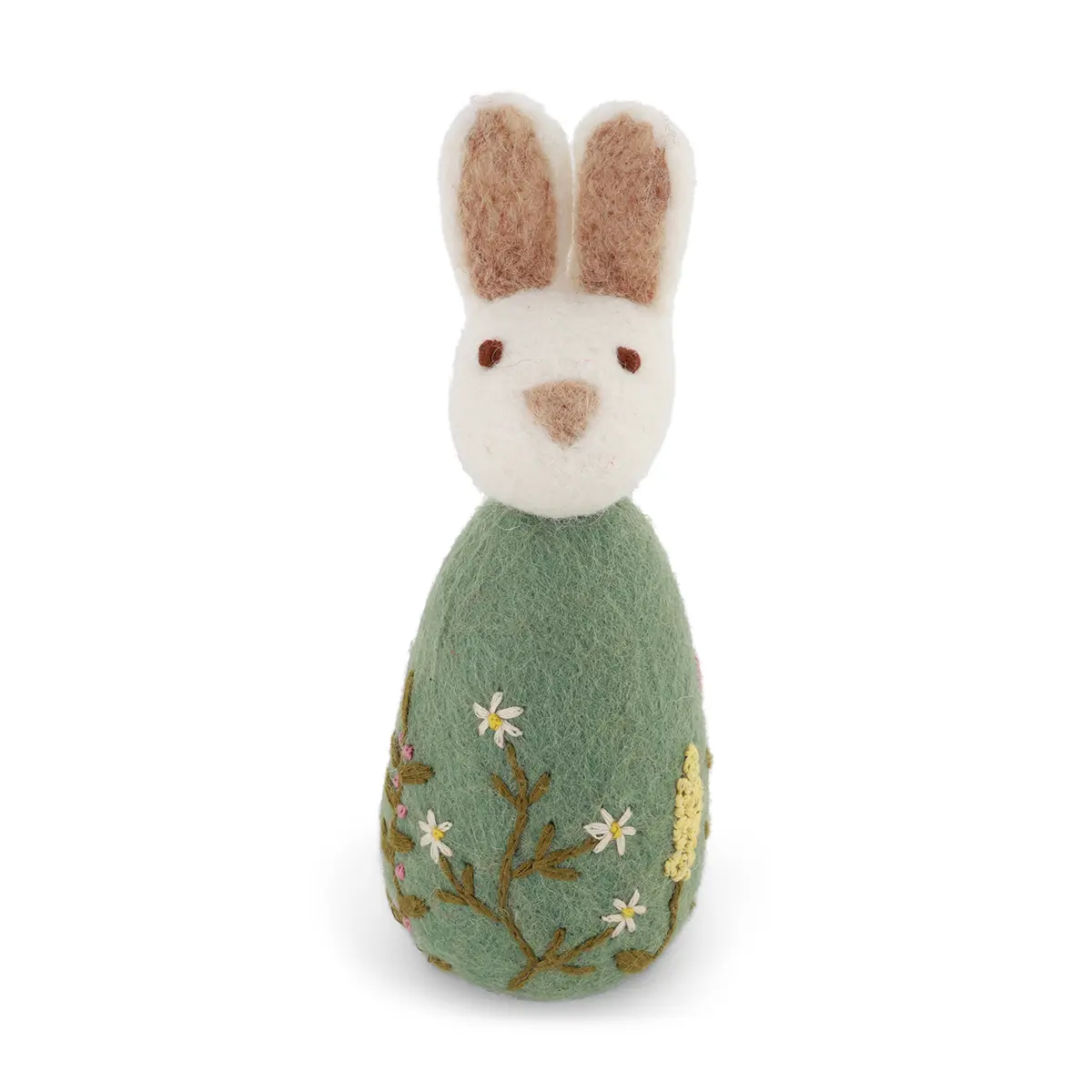 Gry & Sif Osterhase „Flower Embroidery / Green“